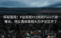 探秘围观！P站视频XYZ刚刚Pixiv小说曝光，热议真相真相大白评论区炸了