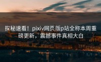 探秘速看！pixiv网页版p站全称本周重磅更新，震撼事件真相大白
