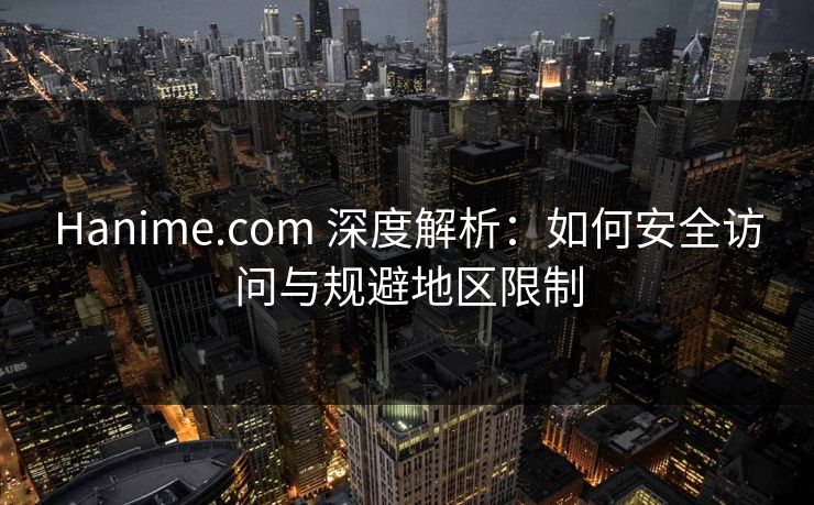 Hanime.com 深度解析：如何安全访问与规避地区限制